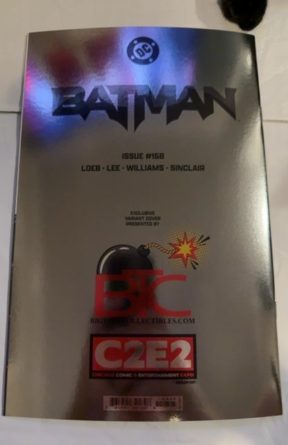 BATMAN #158 BATMAN LOGO C2E2 EXCLUSIVE FOIL VARIANT Ltd, 1,000