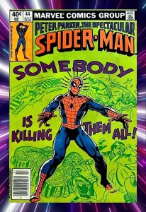 Spectacular Spider-Man #44 (1980) Newsstand Variant! FN Peter Mary Jane Gwen Cat