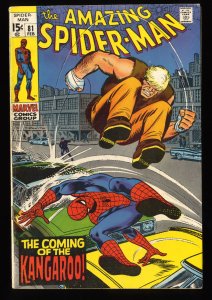 Amazing Spider-Man #81 FN- 5.5 Marvel Comics Spiderman