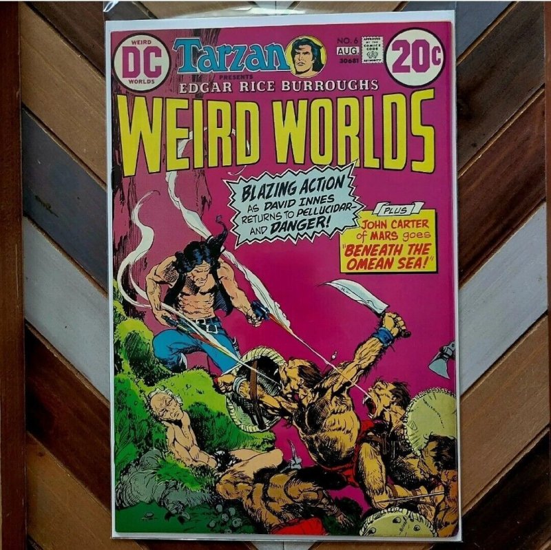 WEIRD WORLDS #1-10 VF+ (DC 1972) COMPLETE SERIES! TARZAN, JOHN CARTER, IRON WOLF