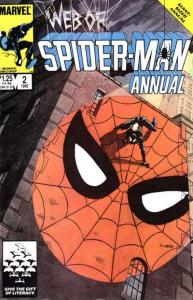 Web of Spider-Man (1985 series) Annual #2, VF+ (Stock photo)