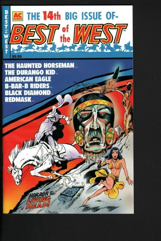 BEST OF THE WEST #14-HAUNTED HORSEMAN-DURAGO KID-REDMASK-CLASSIC GOLDEN VF/NM