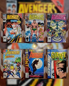 Lot of 5: AVENGERS Comics (Marvel 1984) Nebula, Namor, Zeus, Starjammers & More!
