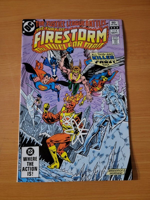 Fury of Firestorm #4 Direct Market Edition ~ NEAR MINT NM ~ 1982 DC Comics