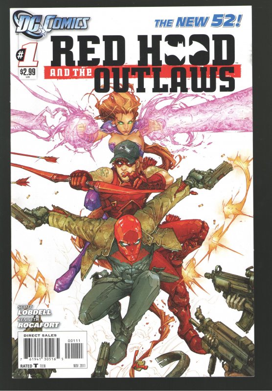 RED HOOD AND THE OUTLAWS #1 (2011) NM 'SPEC DECK!;TITANS S3??
