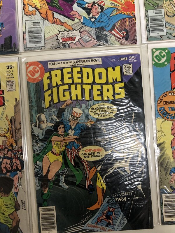 Freedom Fighters (1978) Complete Series # 1-15 (FN/VF) DC Comics • Bob Rozakis