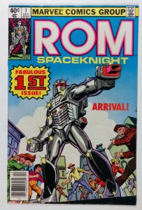 Rom #1 (1979)) NEWSSTAND, 1st app and origin of ROM