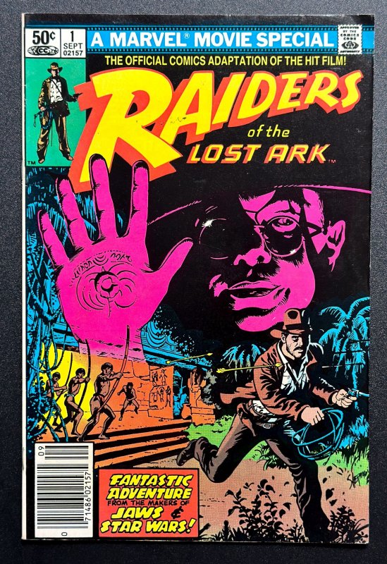 Raiders of the Lost Ark #1 (1981) Newsstand - 1st App - VF+