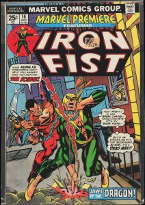 Marvel Premiere #16 (1974) Iron Fist [Key Issue]