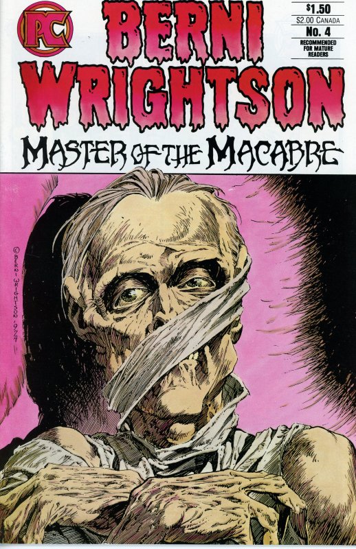 Bernie Wrightson Master of the Macabre 1 2 3 4 Set  All VF or Better  1983-84