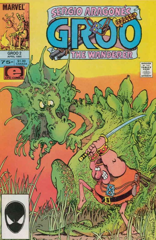 Groo the Wanderer #2 VF ; Epic | Sergio Aragones