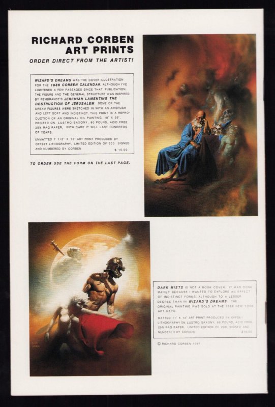 Den #1-8 Richard Corben 8 pc set (9/9.2) 1988