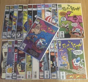 Marvel Comic Lot The Ren & Stimpy 1-24 Full Run nM Greta Set 24 Comics