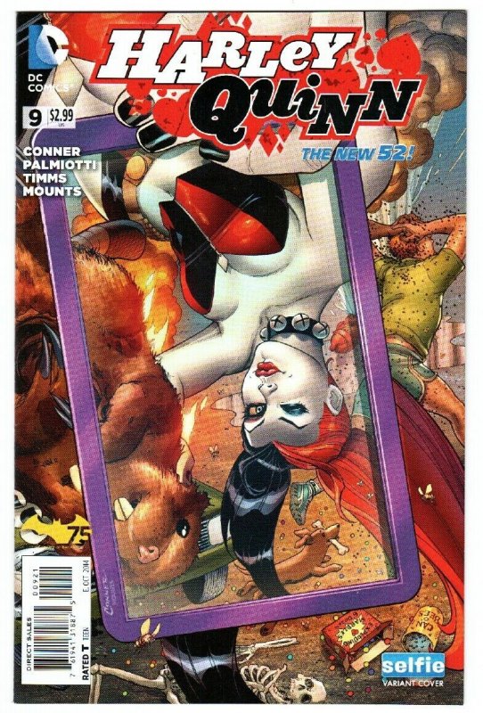 HARLEY QUINN #9 2014-Selfie variant-DC-BATMAN-NICE COVER