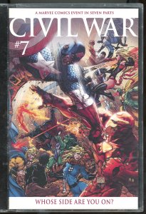 Civil War #7 Turner Cover (2007) Iron Man [Key Issue]
