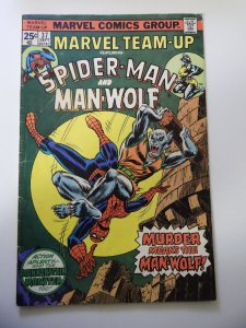 Marvel Team-Up #37 (1975) VG Condition moisture stain bc