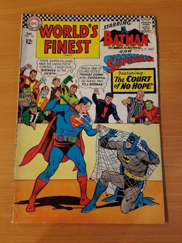 World's Finest Comics #163 ~ VERY GOOD VG ~ (1966, DC Comics)