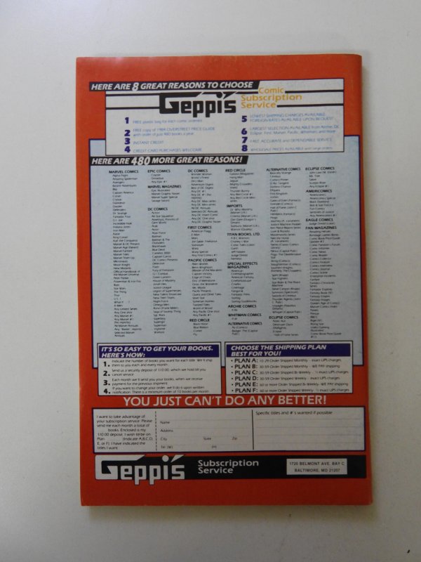 Amazing Heroes #39 (1983) 1st Black Suit Spidey/ Longshot FN condition