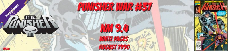 Punisher 37 NM 9.4 Marvel 1990