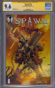 SPAWN #179 CGC 9.6 SS SIGNED MCFARLANE FULL SIGNATURE WHITE PAGES