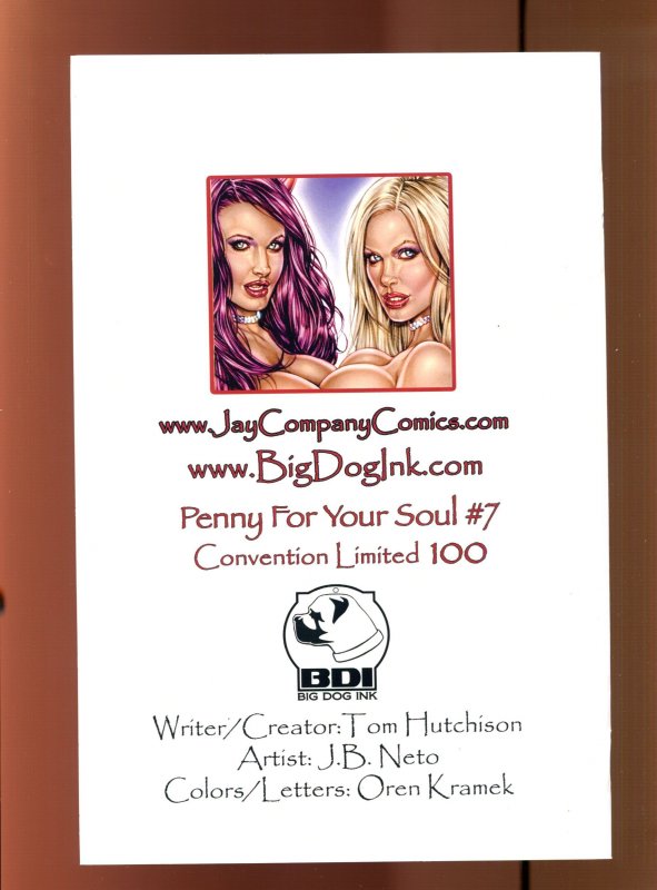 Penny for Your Soul 3PC #7 - SDCC Nice+Naughty+Sketch Var LTD 100 (9.2ob) 2011