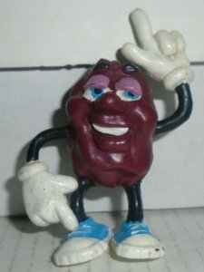 Justin X Grape California Raisins Original Hardee's 1987 CALRAB