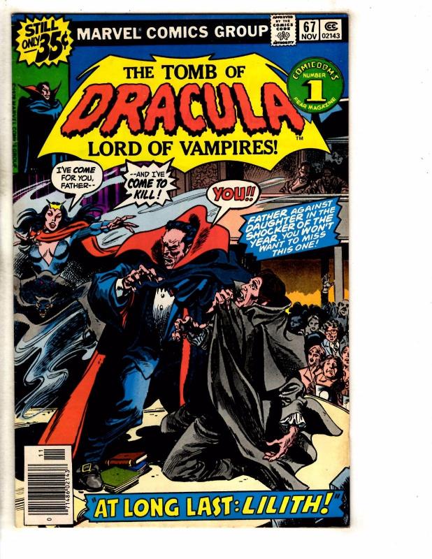 5 Marvel Comics Dracula #67 68 Adventure Daredevil #1 Thor #206 Presents #5 J273