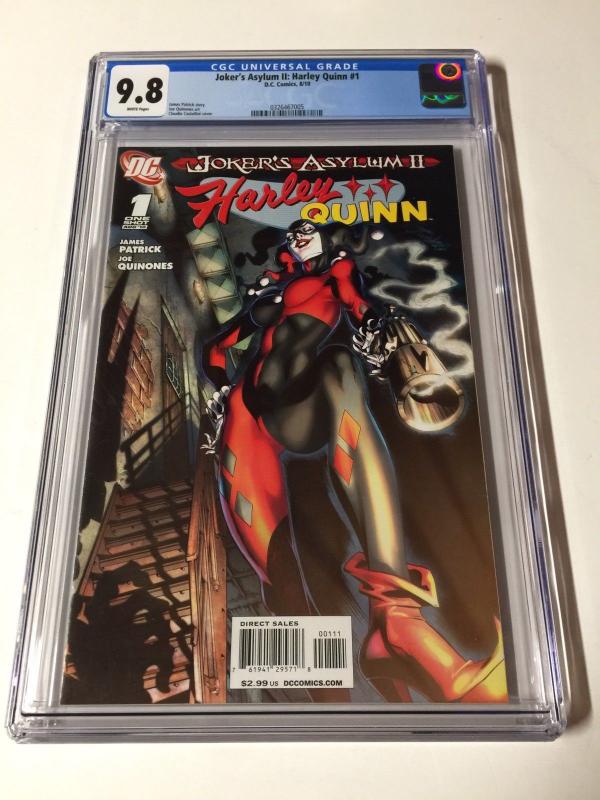 Jokers Asylum 2 II Harley Quinn 1 Cgc 9.8 White Pages