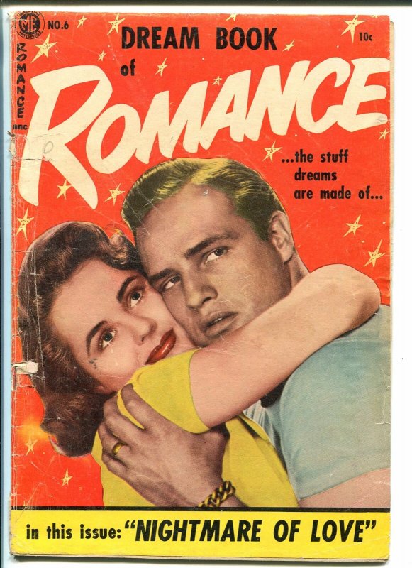 DREAM BOOK OF ROMANCE #6 1954-ME-MARLON BRANDO-SWIMSUIT-BOB POWELL-good