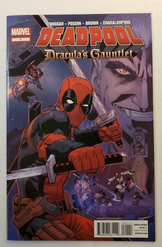 DEADPOOL DRACULA'S GAUNTLET #1-7 SET MARVEL COMICS 2014 NM