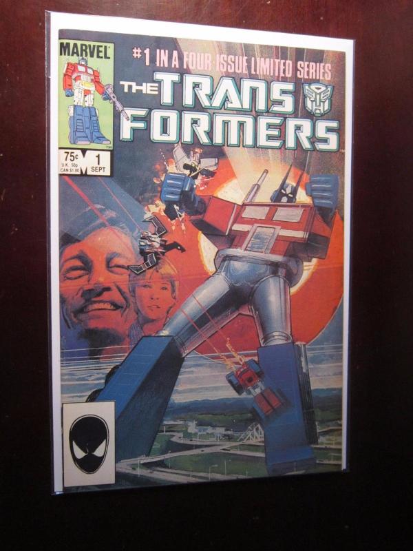 The Transformers (In A Four Issue Limited Series) #1 - 8.5 VF+ - 1984