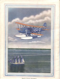 Popular Aviation Aug/1935--SOPWITH CAMEL-attack-aviation-models-WW1-pulp thri...