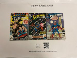 3 Superman DC Comic Books # 29 30 + Annual # 1 Batman Flash Justice League 9 MT1