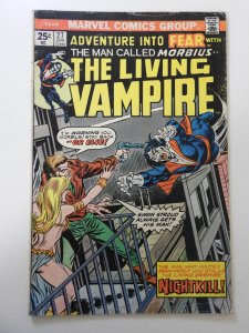 Adventure into Fear #27 (1975) GD/VG Condition 1/2 in spine split