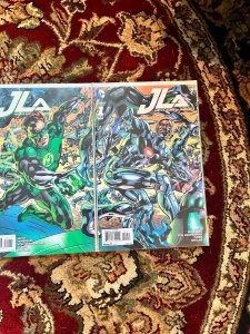 all 7 connecting covers Justice League of America #1