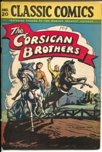 Classic #20-Gilberton-Corsican Brothers-Alexander Dumas-HRN 28-FN/VF