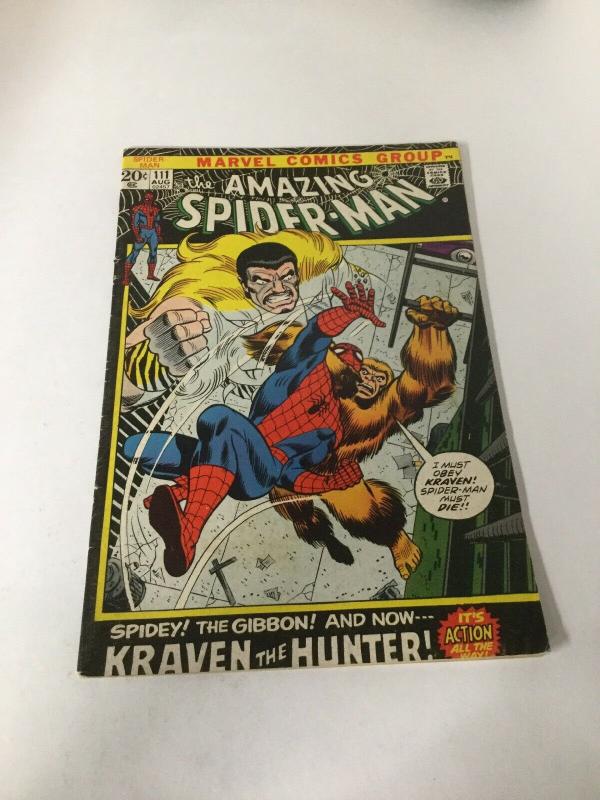 Amazing Spider-Man 111 Vg+ Very Good+ 4.5 Marvel 