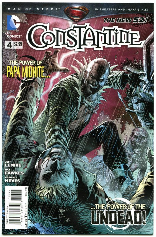 CONSTANTINE #4, NM,  John, Hellblazer, 2013, Jeff Lemire,New 52 DC,more in store