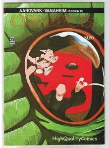 CEREBUS the AARDVARK 25, VF, Dave Sim, Swamp Thing, 1977, more in store