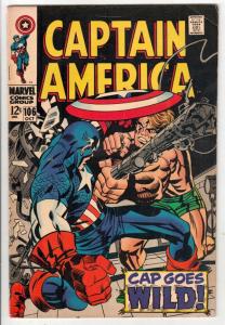 Captain America #106 (Oct-68) FN/VF- Mid-High-Grade Captain America