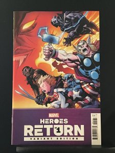 Heroes Return #1 Ed Mcguinness 1:25 Ratio Retailer Incentive