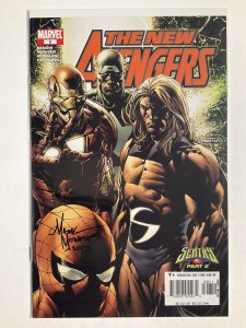 NEW AVENGERS 8 SIGNED BY MARK MORALES NM NEAR MINT MARVEL 