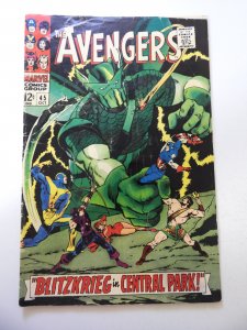 The Avengers #45 (1967) VG Condition