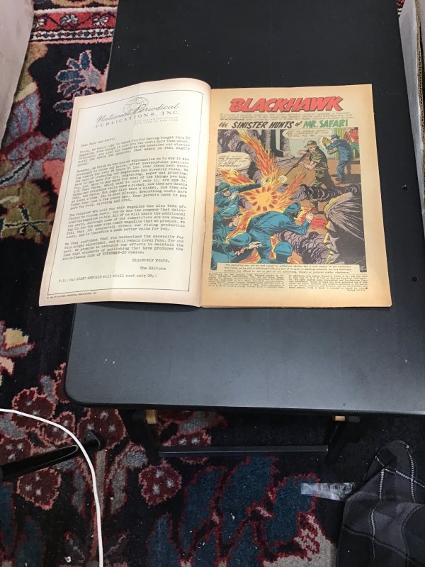 Blackhawk #169 (1962) 1st Timeless Creatures! 1st Mr.Safari! FN- Wow!