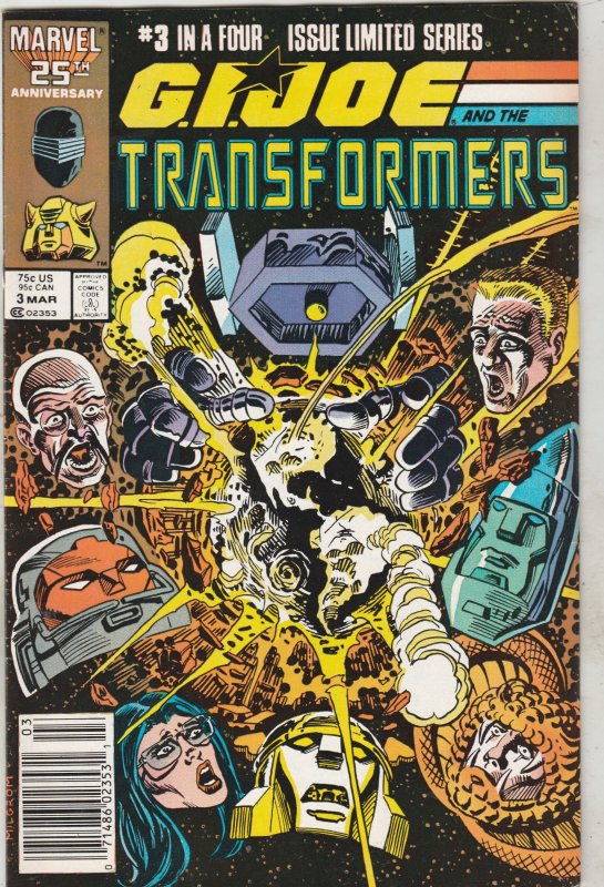 G.I. Joe and the Transformers #3 (1987) High-grade! VF/NM Wow!