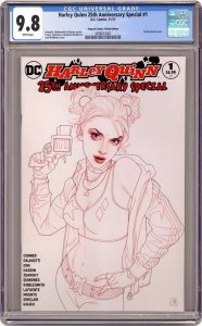 Harley Quinn 25th Anniversary Special 1 JETPACK Sketch CGC 9.8 2017 Top Grade