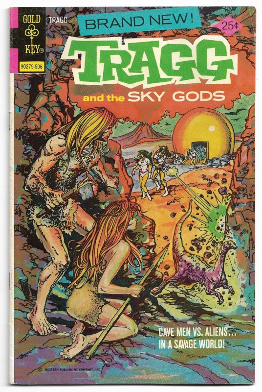 Tragg and the Sky Gods #1 (F-VF) Copper Age Painted Cover 1975