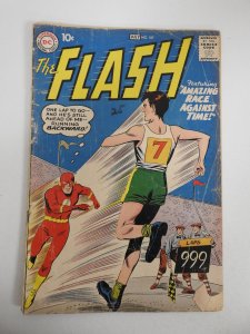 The Flash #107 (1959) Apparent GD Condition glue on interior spine, ink fc