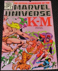 The Official Handbook of the Marvel Universe #6 (1983)