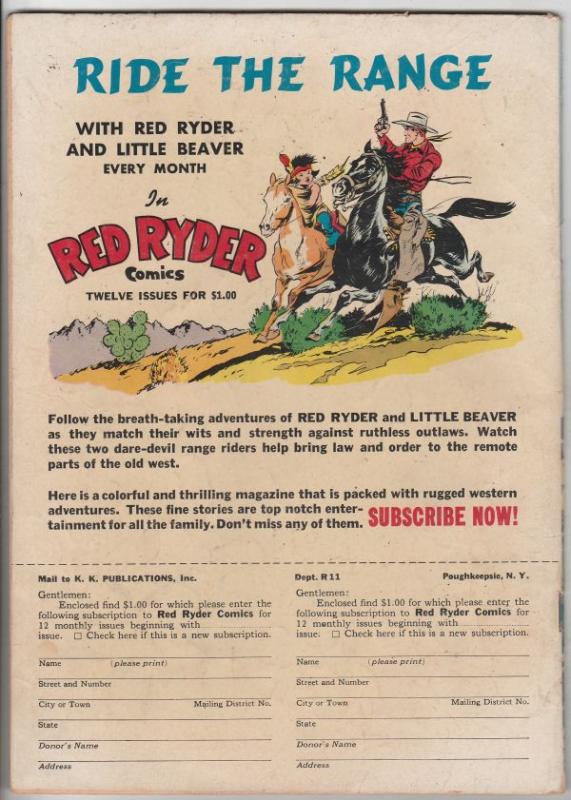 Red Ryder Comics #88 (Oct-50) FN/VF+ High-Grade Red Ryder